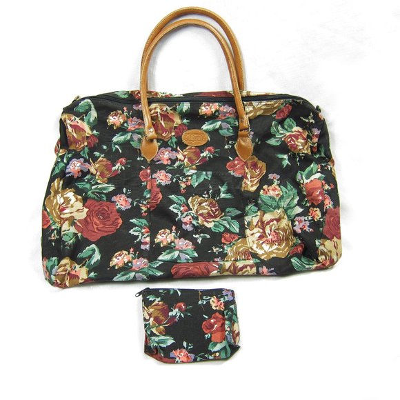 Gitano Handbags - Vintage Gitano Floral Weekender Bag & Coin Purse